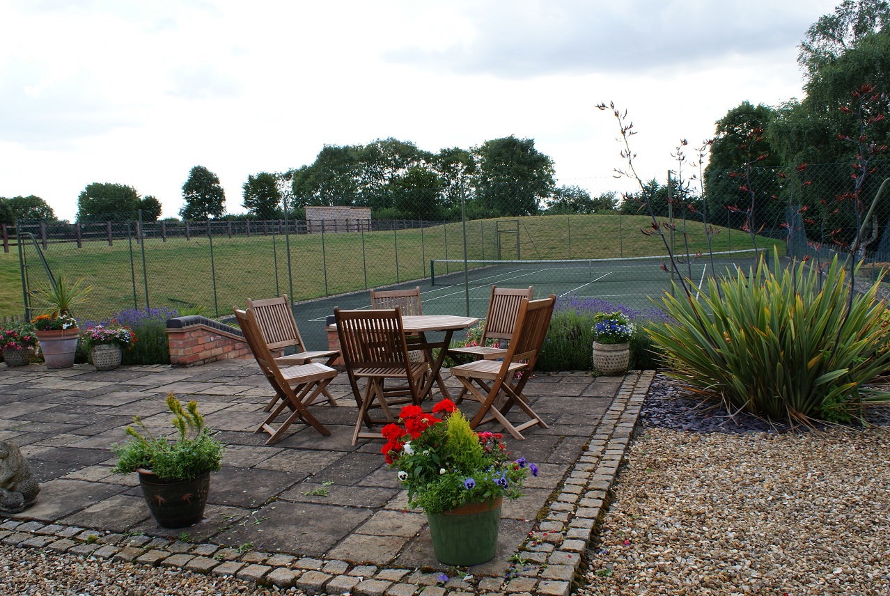 Patio seating area